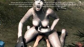 Taboo 3D monster porn with Skyrim models