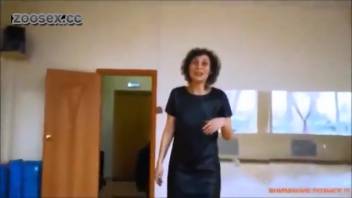 Canine sex clip featuring a wavy-haired European whore. Complimentary zoophilia and beastly smut.